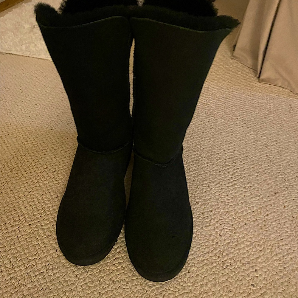 Ugg black suede boots
